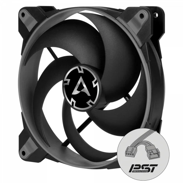 Arctic BIONIX P120 (Grey) - Pressure-optimised 120 mm Gaming Fan with PWM PST