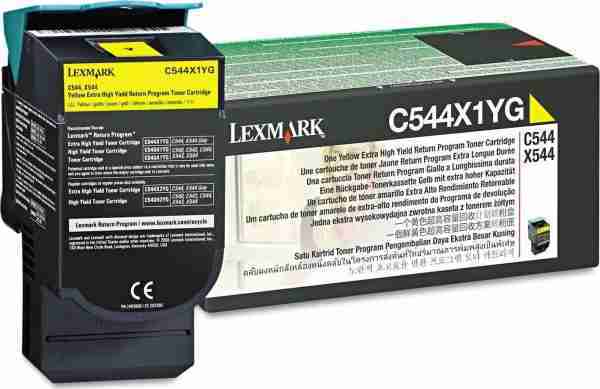 Lexmark C544X1YG Toner Κίτρινο Extra High Yield 4000 Σελίδων