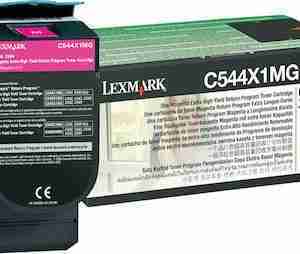 Lexmark C544X1MG Toner Ματζέντα Extra High Yield 4000 Σελίδων