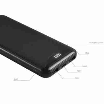 30a dual usb port 10000mah portable power bank charger