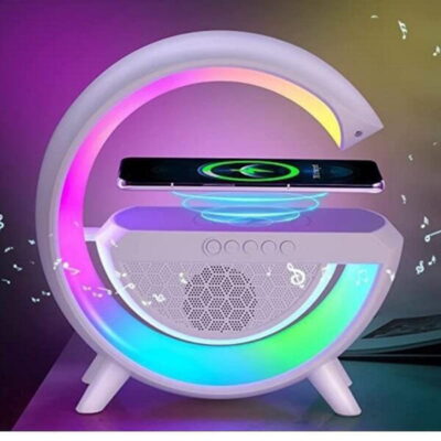 BT2301 Ηχείο Bluetooth 5W με Ραδιόφωνο LED Wireless Charging Speaker 1