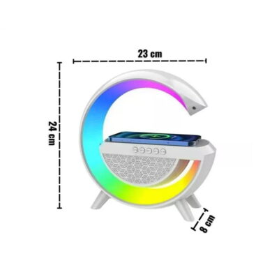 BT2301 Ηχείο Bluetooth 5W με Ραδιόφωνο LED Wireless Charging Speaker 2