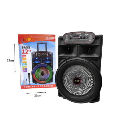 BVIP Φορητό ηχείο με μικρόφωνο τηλεχειριστήριο 18000W JT 1268A 12 Portable speaker 7