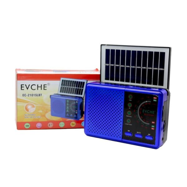 Evche Ηλιακό επιτραπέζιο ραδιόφωνο με USB και φακό EC-2101SLBT - Radio