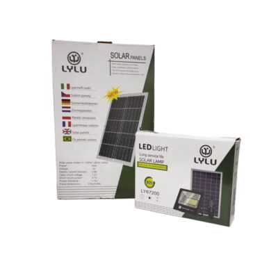 LYLU Ηλιακός προβολέας με τηλεχειριστήριο LED 400W LY67200 Solar light 3