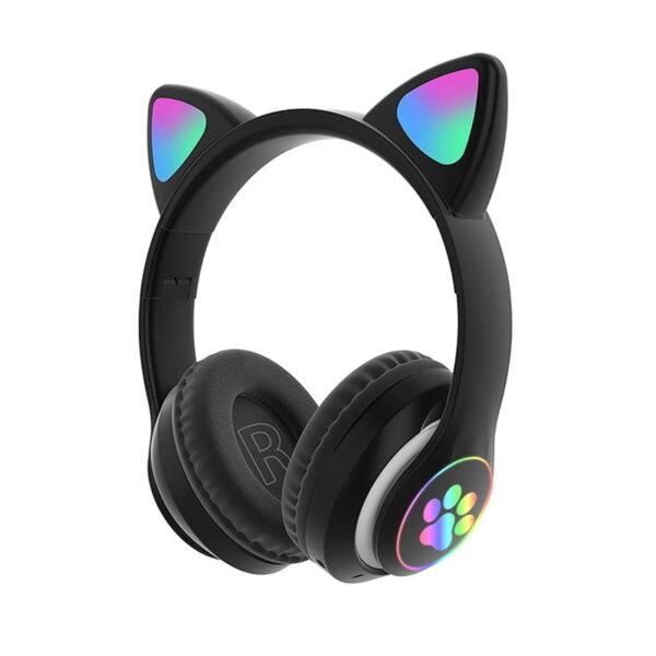 Ασύρματα ακουστικά αφτιά γάτας με εναλλασσόμενο φωτισμό STN-28 - Wireless cat headset
