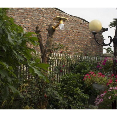 Ηλιακό Φωτιστικό 10W LED Με Αισθητήρα Φωτός Χρυσό JD 9908 Solar energy 3