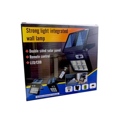 Ηλιακός Προβολέας με Ανιχνευτή Κίνησης και Τηλεχειριστήριο W783 4 Strong light integrated wall lamp 2