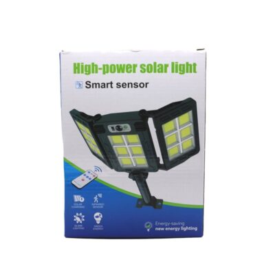 Ηλιακός προβολέας με τηλεχειριστήριο W786 4 High power solar light 1