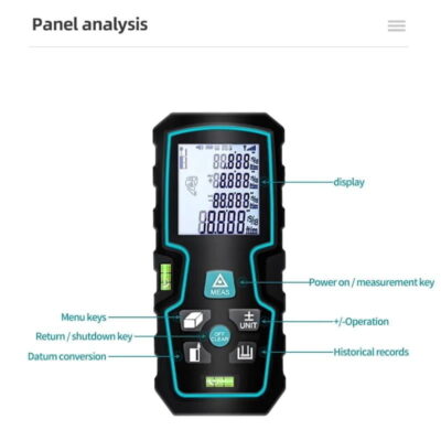 Μέτρο Laser Μετρητής Αποστάσεων Andowl Q CS11 1
