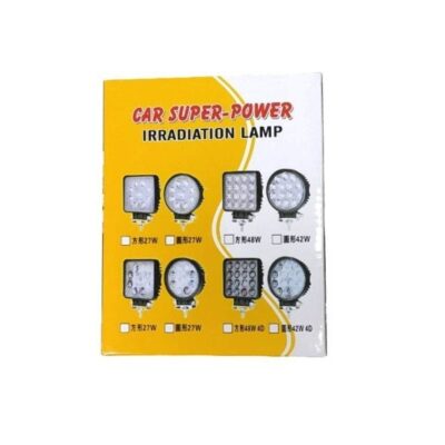 Προβολέας αυτοκινήτου 48W 3cm – Car SUPER POWER Square 1