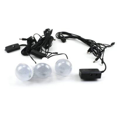 Στεγανός Ηλιακός Προβολέας IP67 Ισχύος 100W με Τηλεχειριστήριο σε Μαύρο χρώμα GD 8770 3