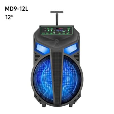 Φορητό ηχείο 1500W με μικρόφωνο τηλεχειριστήριο MD9 12L 12 Portable wireless speaker 5