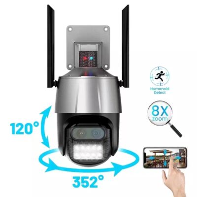 iCSee Wireless Dome Surveillance in action