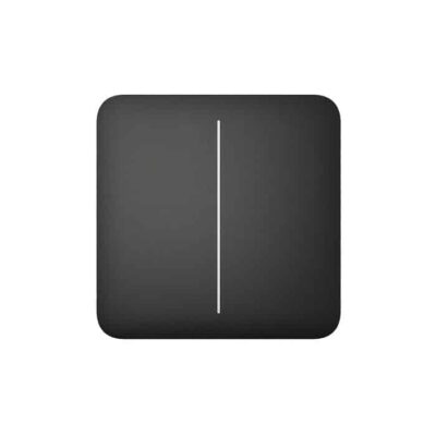 AJAX SOLOBUTTON BLACK 2-GANG