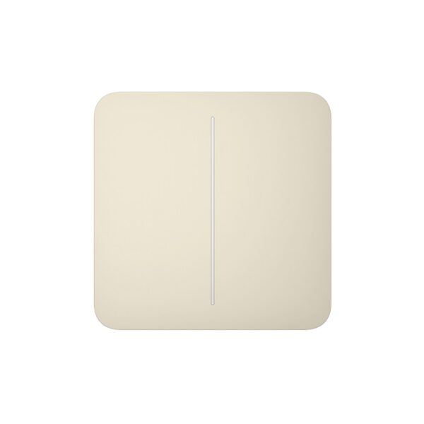 AJAX SOLOBUTTON IVORY 2-GANG
