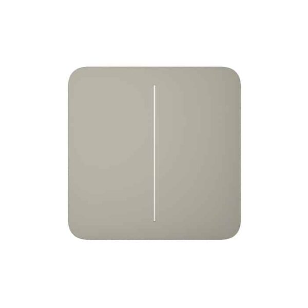 AJAX SOLOBUTTON OLIVE 2-GANG