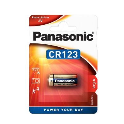 CR123A 3V ΜΠΑΤΑΡΙΑ PANASONIC ΛΙΘΙΟΥ