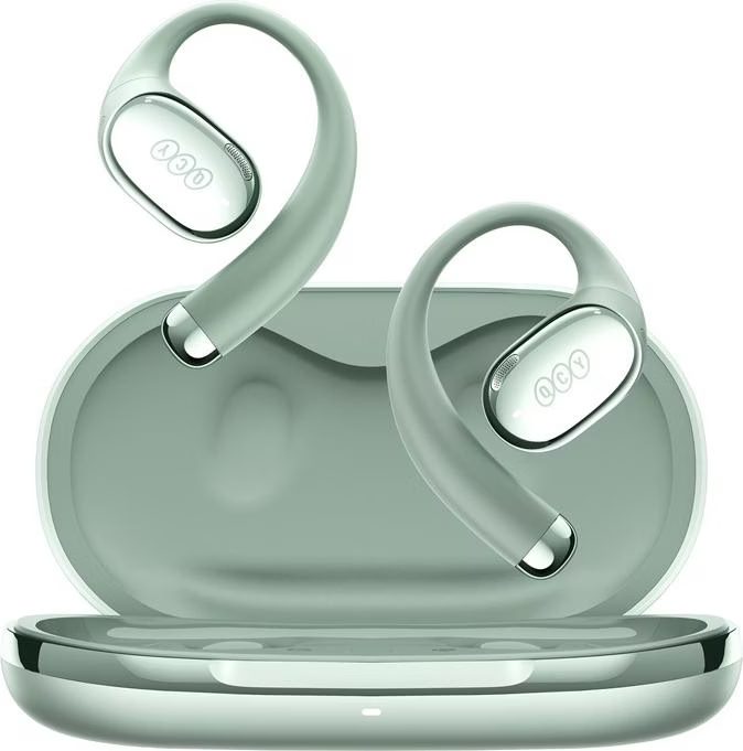 QCY Crossky R70 Green (CT-02) Open Ear Wireless Headphones BT 6.0 SBC/AAC/LDAC 52 hours Hi-Res Audio