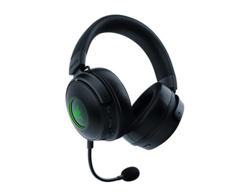 ένα σετ Wireless ακουστικών με Haptic Feedback και υποστήριξη Razer Chroma™ RGB για δυναμικό φωτισμό ενσωματωμένο στα παιχνίδια και τις συσκευές σας. Από τις εκρήξεις μέχρι τις σφαίρες