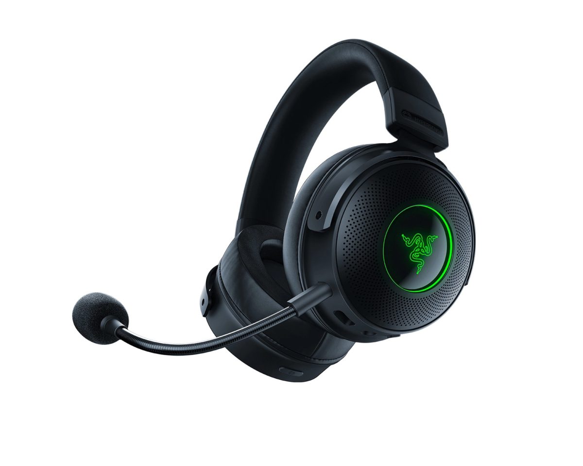 Razer KRAKEN V3 PRO – Wireless – Haptic Feedback – 7.1 RGB Gaming Headset – THX Audio