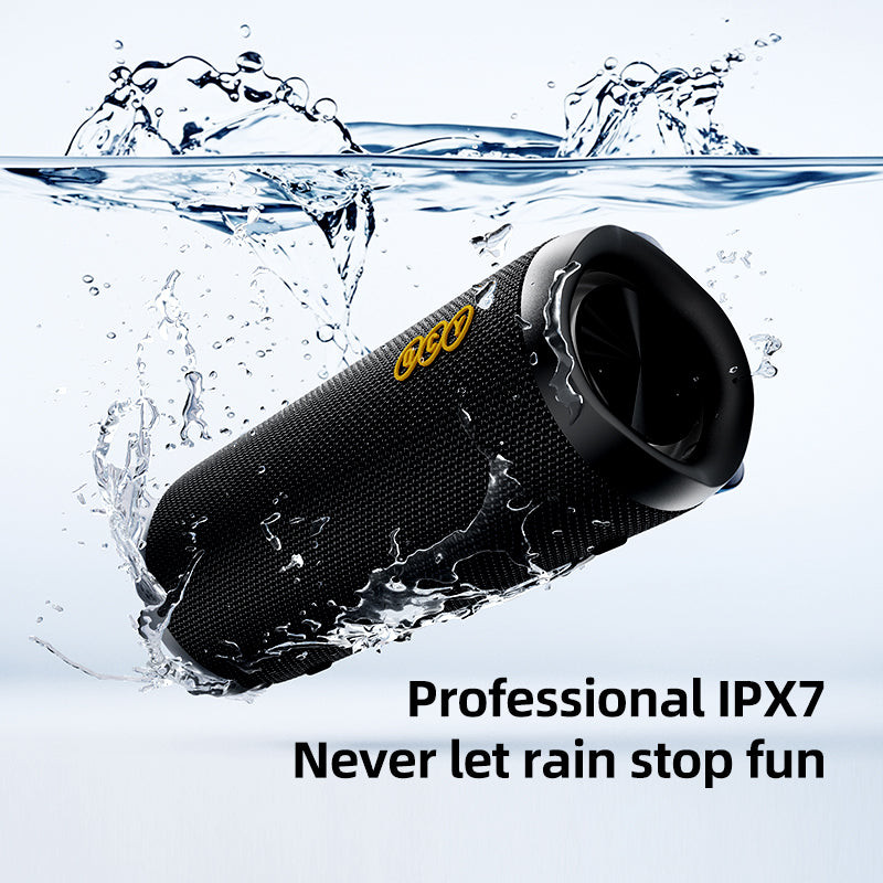 QCY SP7 Green - Portable Bluetooth Speaker w Stereo Sound 40W, Mic for Calls, RGB Light Show 4 αυτό το ηχείο διαθέτει ευρεία απόκριση συχνοτήτων από 90Hz έως 20.000Hz και καλά ισορροπημένο ήχο.