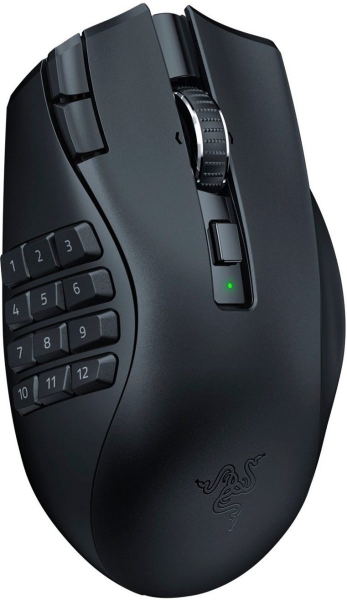 Razer NAGA V2 HYPERSPEED – Wireless MMO Gaming Mouse – 30K DPI – 2.4GHz / Bluetooth – 19 Buttons