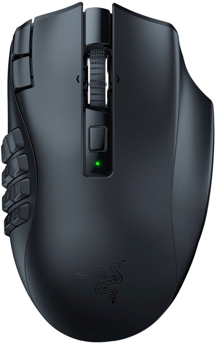Razer NAGA V2 HYPERSPEED – Wireless MMO Gaming Mouse – 30K DPI – 2.4GHz / Bluetooth – 19 Buttons