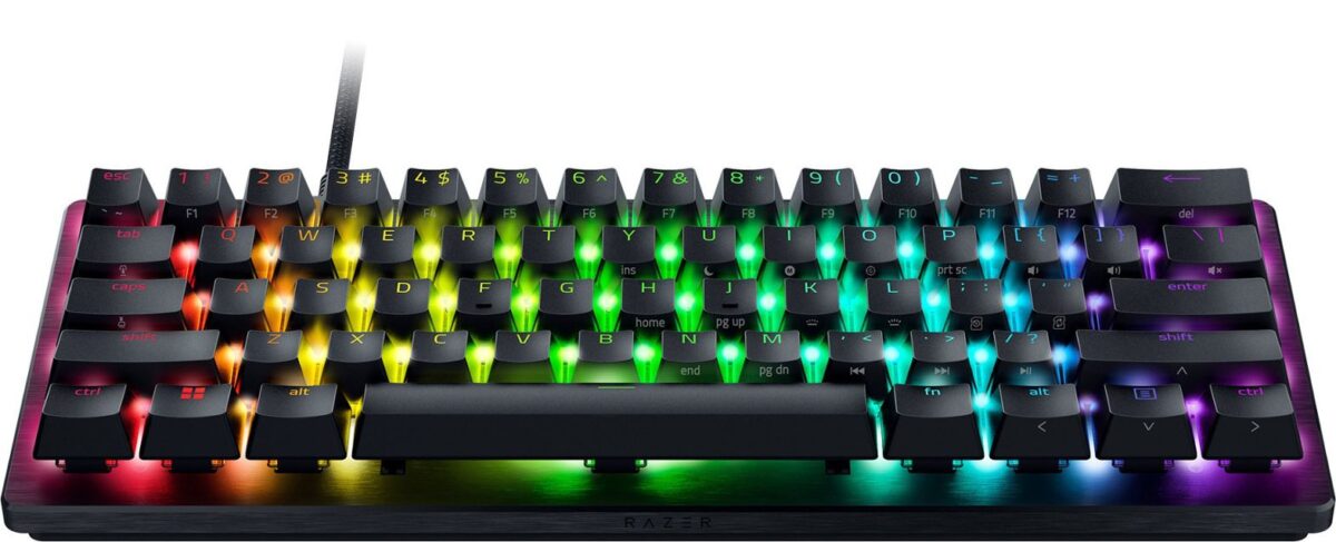 Razer HUNTSMAN V3 PRO MINI ANALOG - 60% Optical Gaming Keyboard - Rapid Trigger - US Layout 3 ένα πληκτρολόγιο 60% που διαθέτει τους τελευταίους αναλογικούς οπτικούς διακόπτες μας. Εξοπλισμένο με ρυθμιζόμενη ενεργοποίηση και λειτουργία Rapid Trigger Mode για εξαιρετικά γρήγορες επαναλαμβανόμενες εισόδους