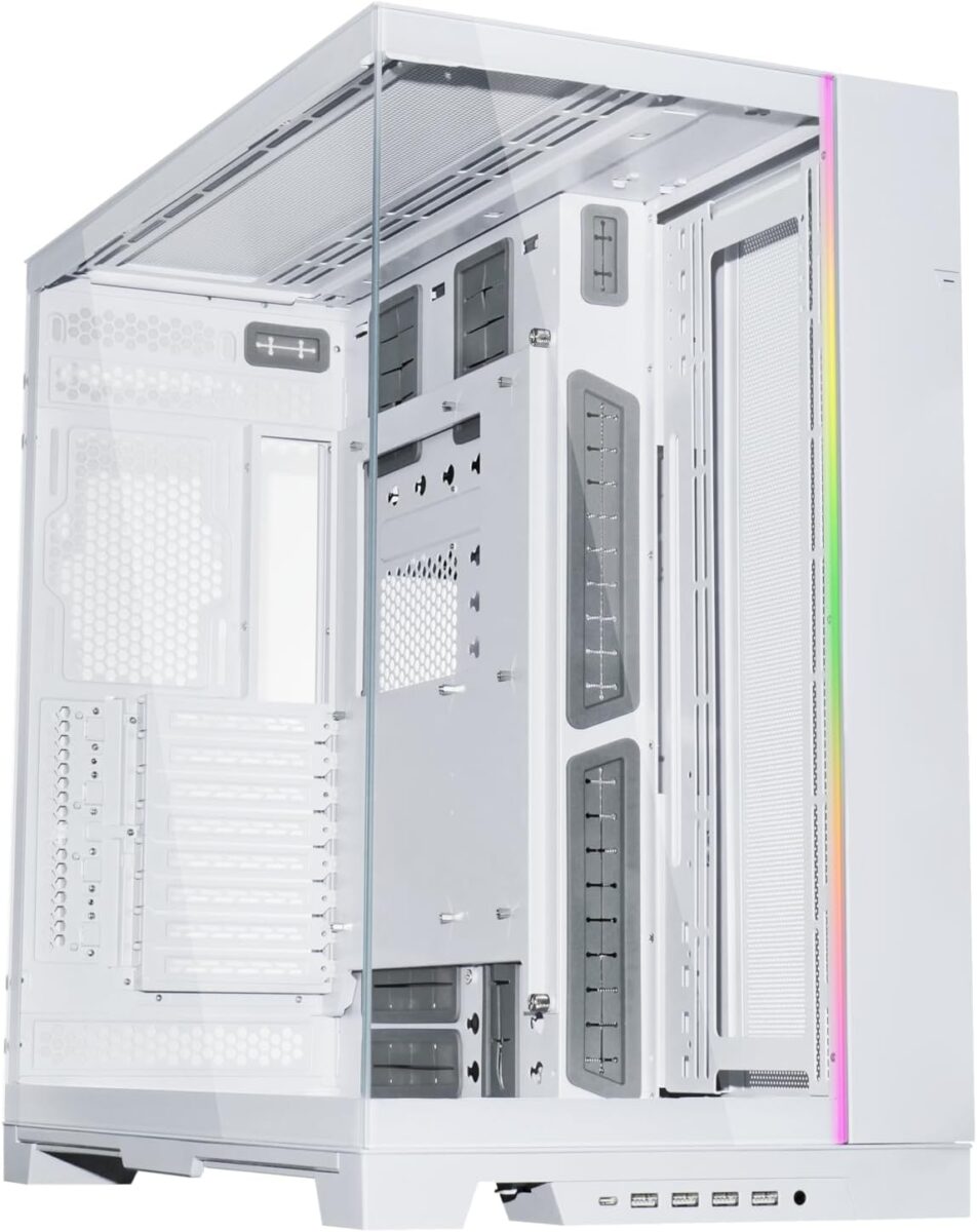 Lian Li O11 Dynamic EVO XL White – EATX PC Case (under 280mm) XL Tower