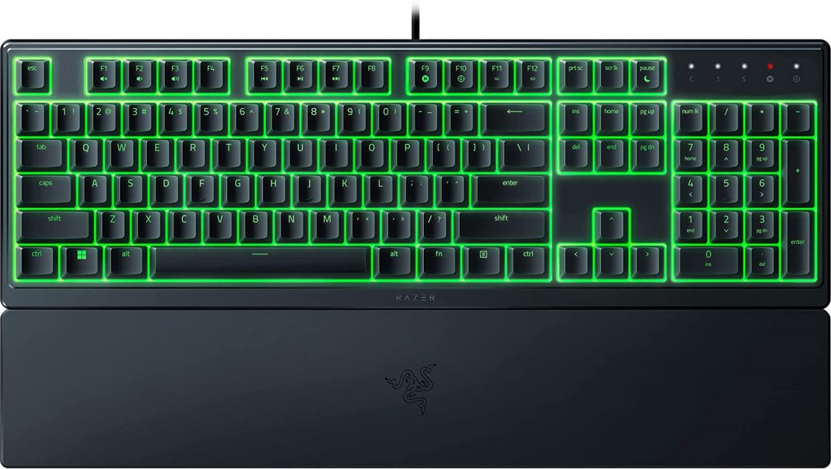 Razer ORNATA V3 X Gaming Keyboard – Low Profile Membrane – Split Resist – RGB – US Layout