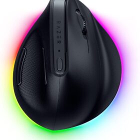 Razer PRO CLICK V2 – Vertical Wireless Ergonomic Mouse – ChatGPT AI – Gaming – Long Battery