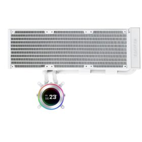 Lian Li HydroShift II LCD-C 360 No Fans White – AIO CPU Liquid Cooler