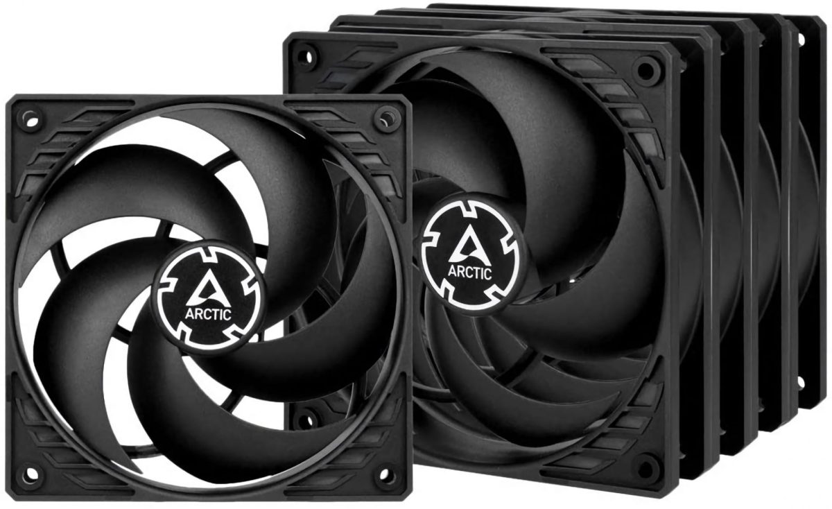 ARCTIC F12 PWM  Pack of 5pcs – best performance/noise Case Fan – 120mm black