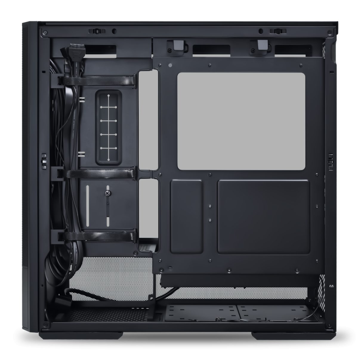 Lian Li LANCOOL 207 Black - ATX PC Case (4 FANS) 2 x front 140 ARGB PWM & 2 bottom 120 PWM reverse 4 με διαστάσεις 456 χιλιοστά ύψος