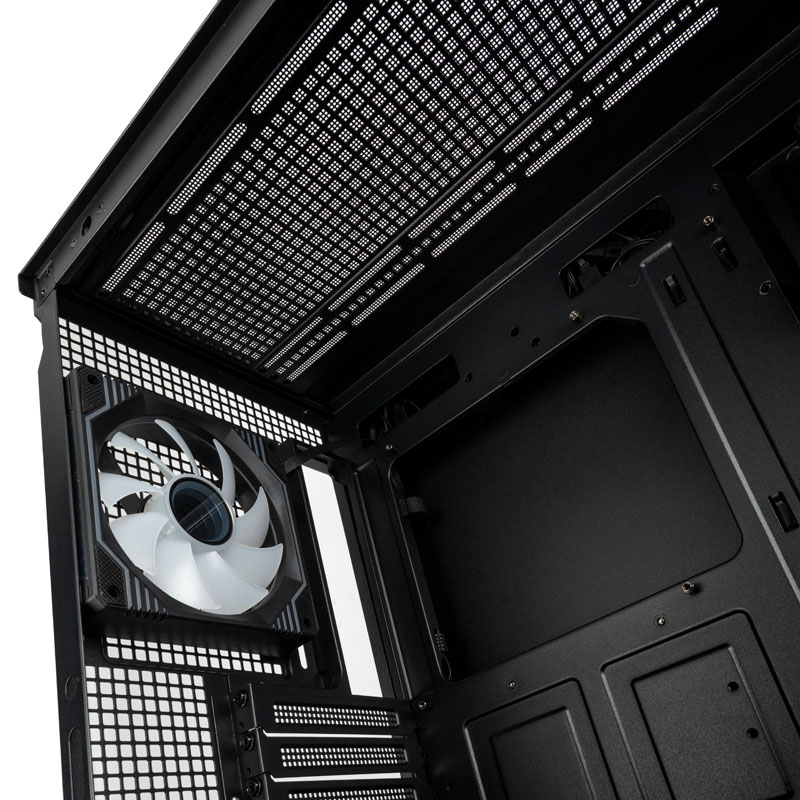 Kolink Unity Arena ARGB Midi Tower Showcase - Black E-ATX 420mm clearance with 4 ARGB Fans 5 Kolink Unity Arena ARGB Midi Tower Showcase - Black E-ATX 420mm clearance with 4 ARGB Fans - Image 5