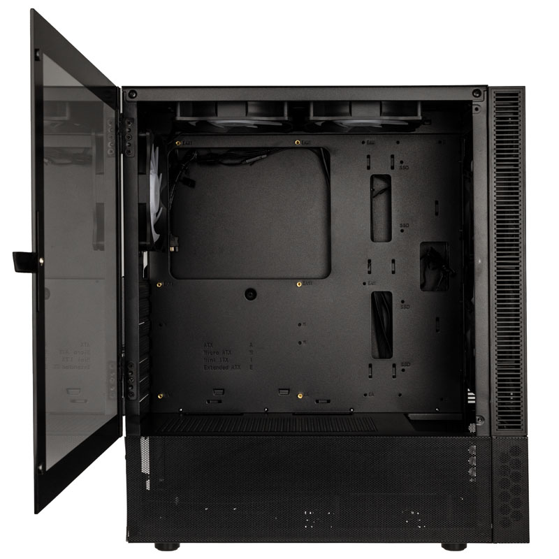 Kolink Observatory MX Glass ARGB Midi Tower Case - Black (with 5 ARGB fans - 2x140mm & 3x120mm) 5 Mid-tower PC Case