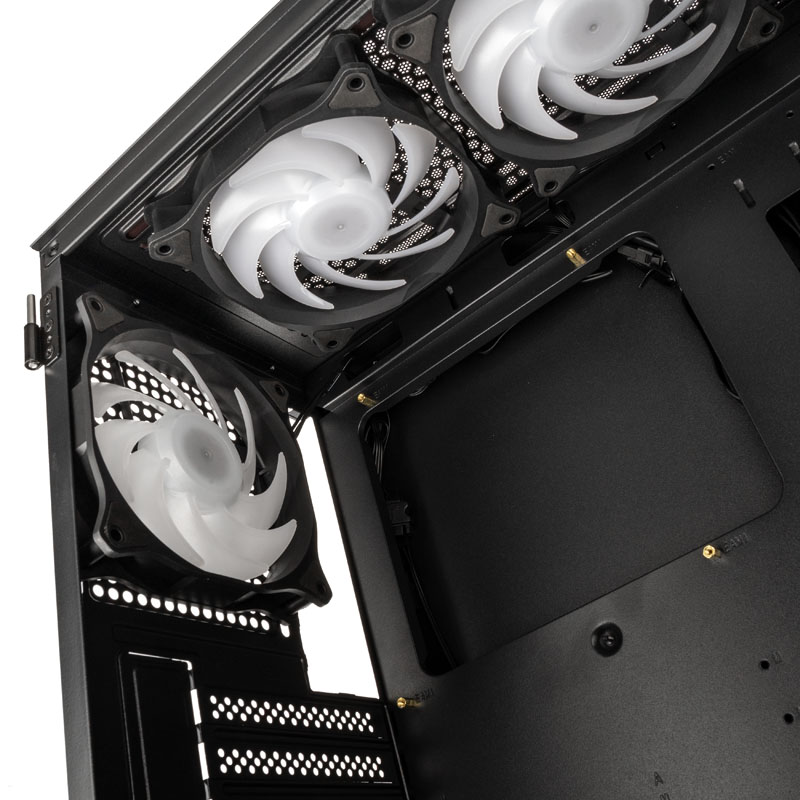Kolink Observatory MX Mesh ARGB Midi Tower Case - Black (with 5 ARGB fans - 2x140mm & 3x120mm) 3 Το Kolink Observatory MX Glass ARGB Mid-Tower PC Case με μια ματιά:
