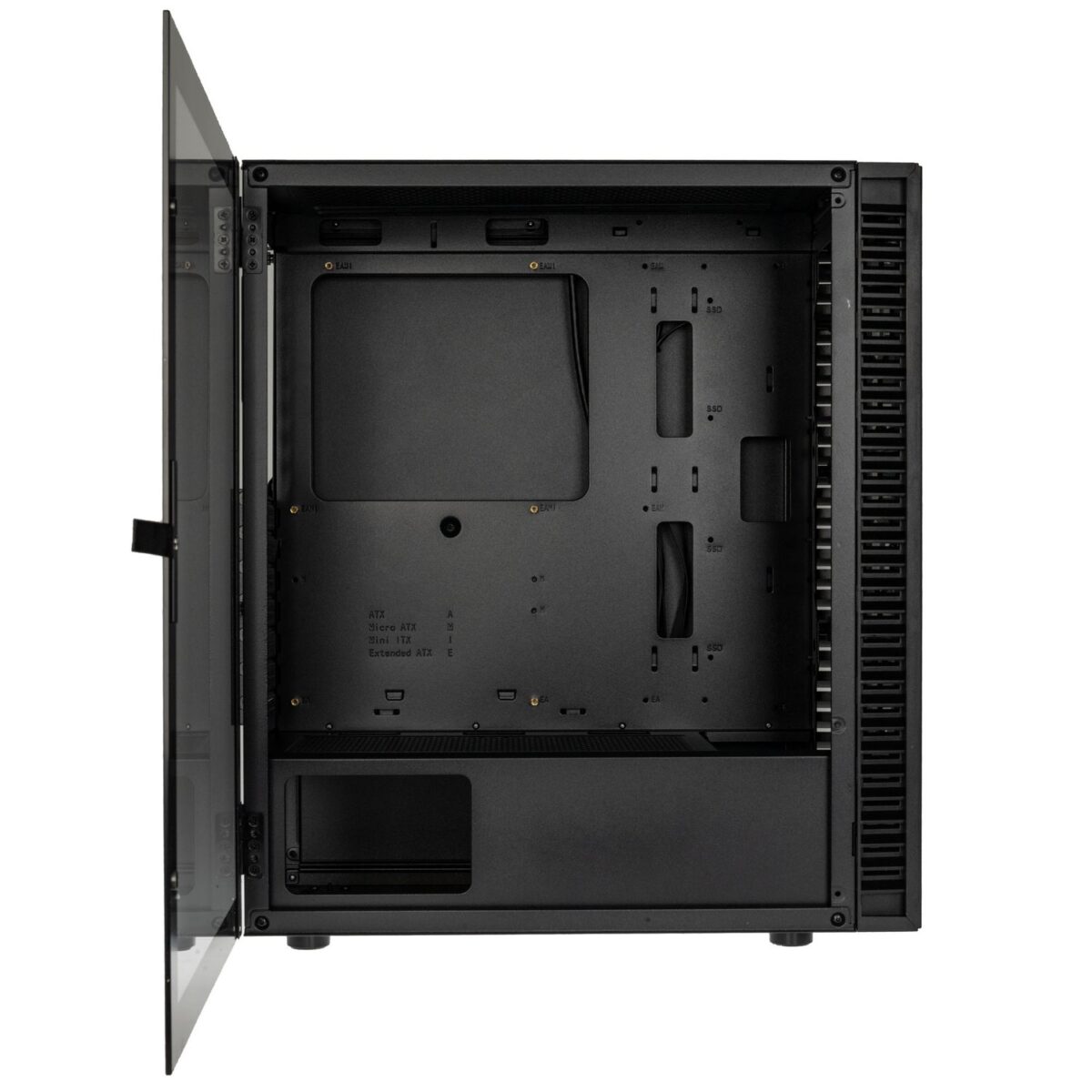Kolink Observatory HF Mesh Core Midi Tower Case – Black No Fans