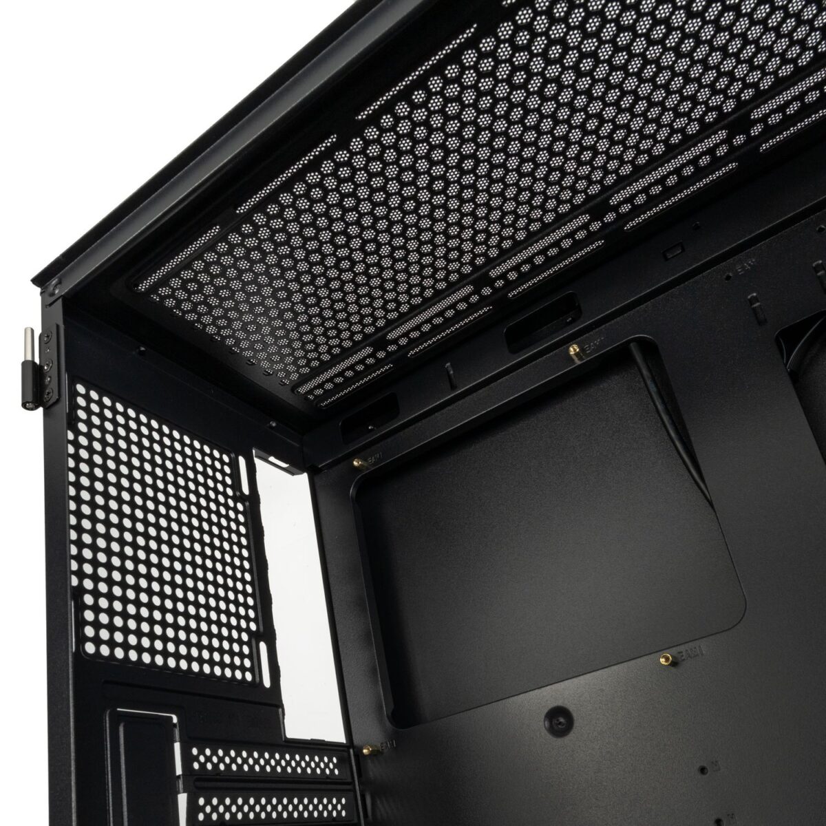 Kolink Observatory HF Mesh Core Midi Tower Case - Black No Fans 4 παρέχοντας σαφή θέα των εξαρτημάτων σας