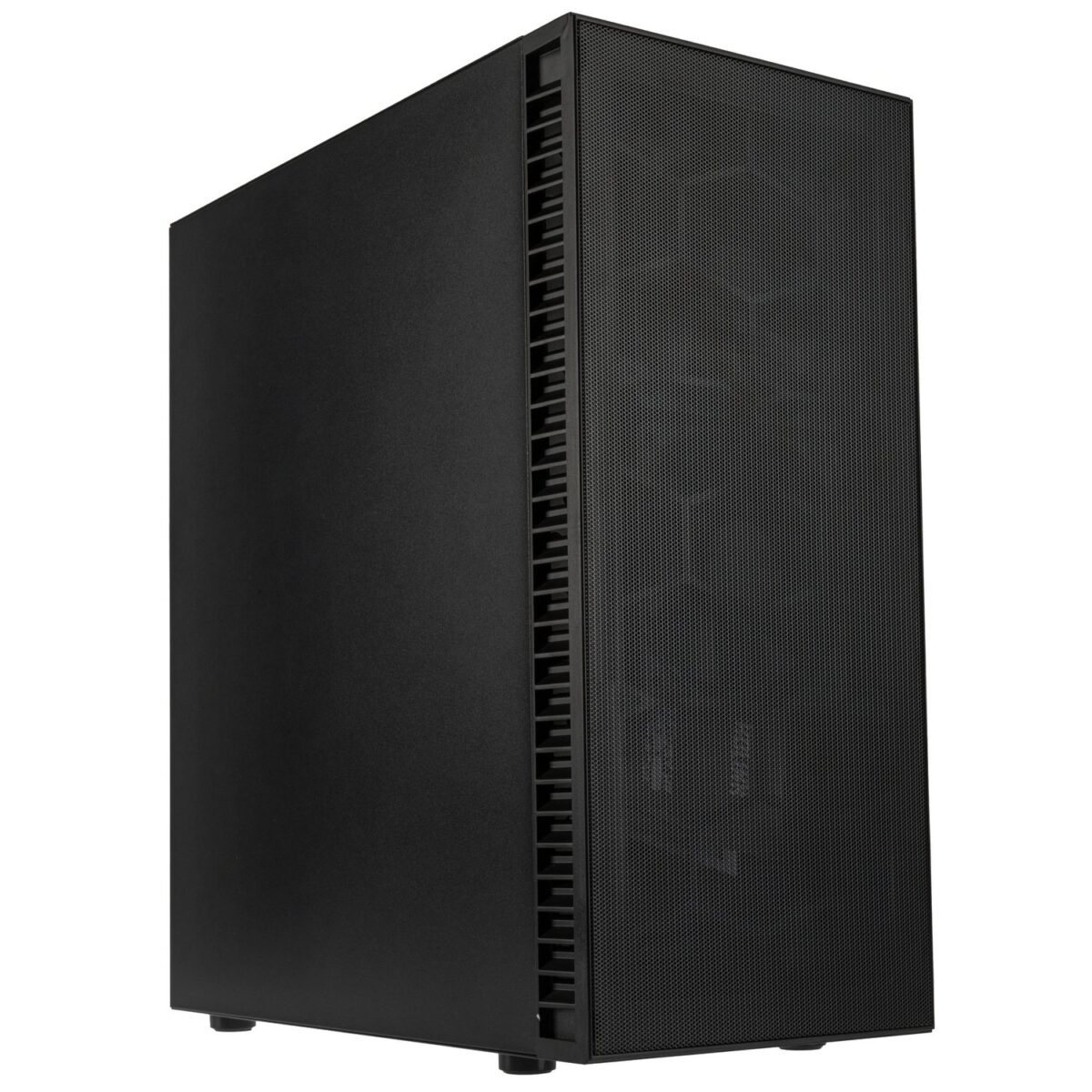 Kolink Observatory HF Mesh PWM Midi Tower Case – Black (with 3x120mm black PWM Fans)