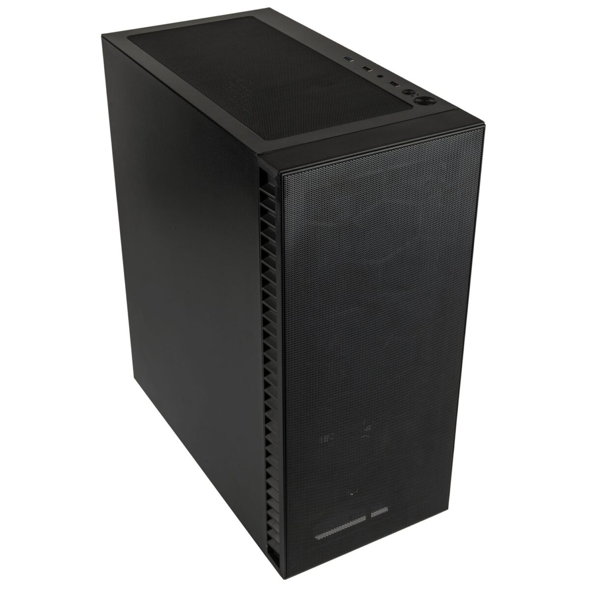 Kolink Observatory HF Mesh PWM Midi Tower Case – Black (with 3x120mm black PWM Fans)