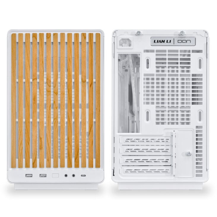 Lian Li DAN Case A3 Wood White – Glass Side Panel – M-ATX All Mesh Steel-Fabric PC Case from Daniel