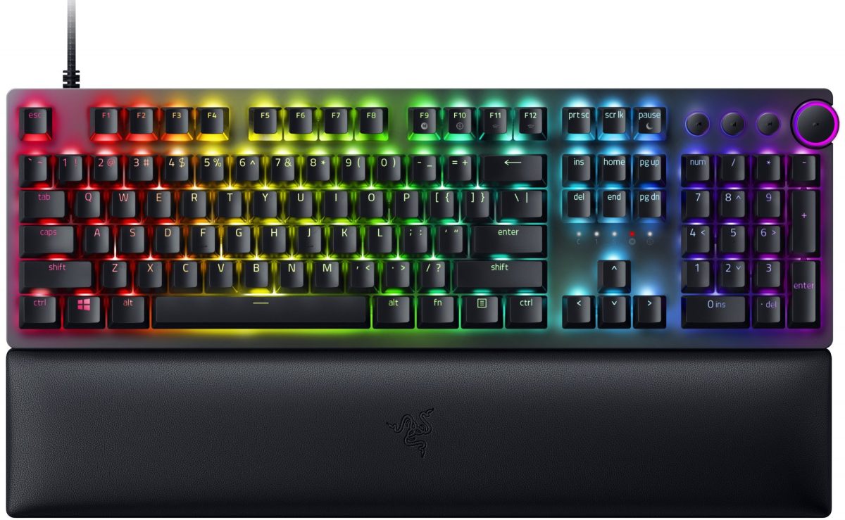 Razer HUNTSMAN V2 – RGB Optical Gaming Keyboard (Linear Red Switch) – US Layout