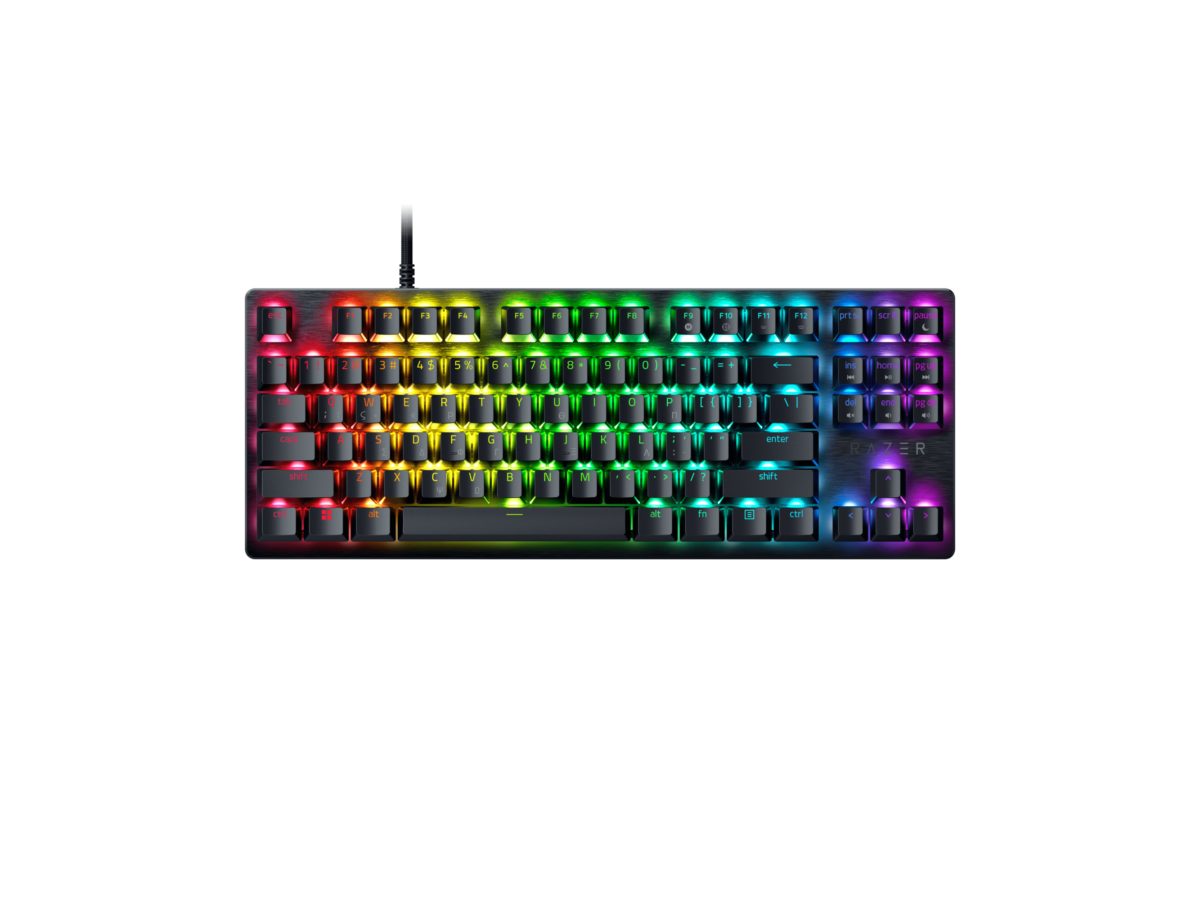 RAZER HUNTSMAN V3 X TENKEYLESS – GAMING RGB OPTICAL KEYBOARD (CLICKY PURPLE SWITCH) – GR LAYOUT
