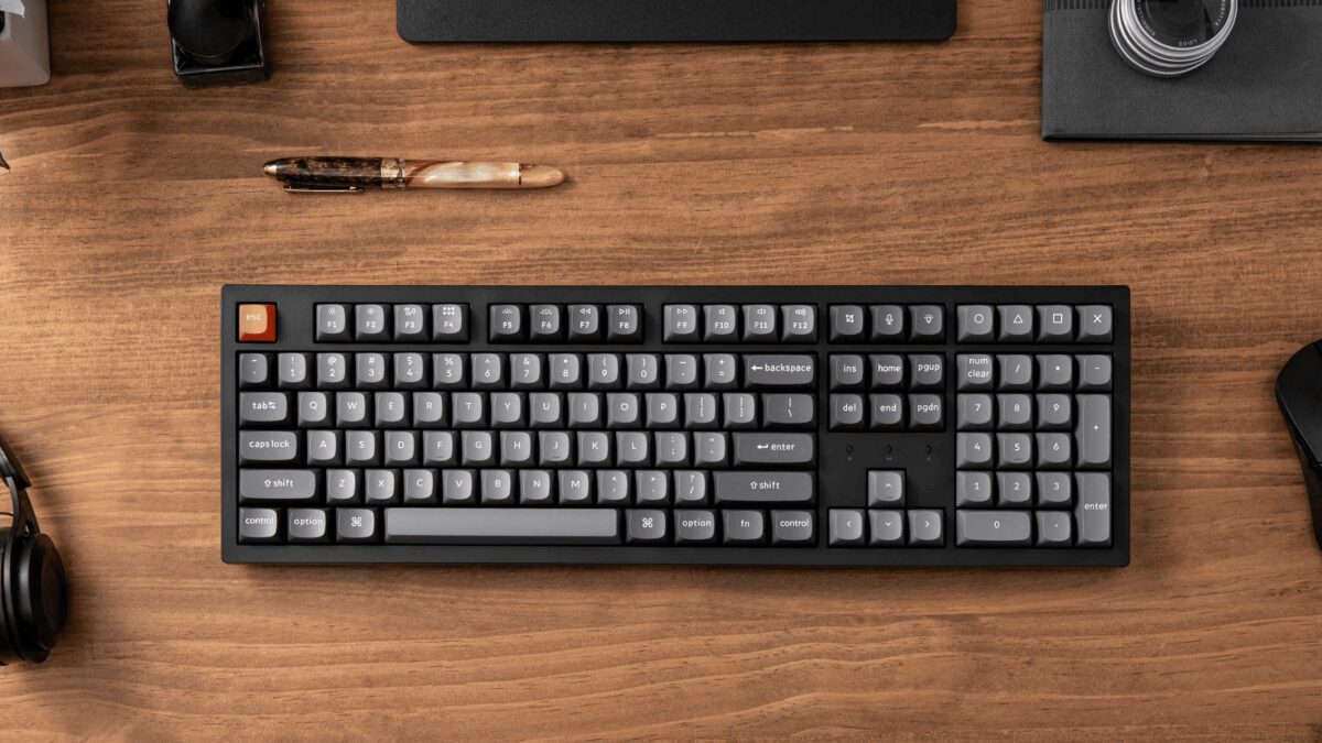 Keychron K10 Max (K10M-H1) QMK Wireless Mechanical Keyboard Red Switch RGB 100% US Layout