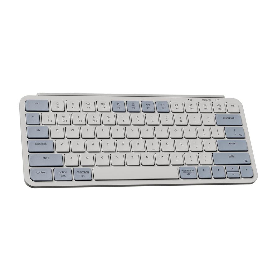 Keychron B1 Pro (B1P-K11) Ultraslim Mini Wireless BT Keyboard ZMK Online customize Retro Blue 75% US