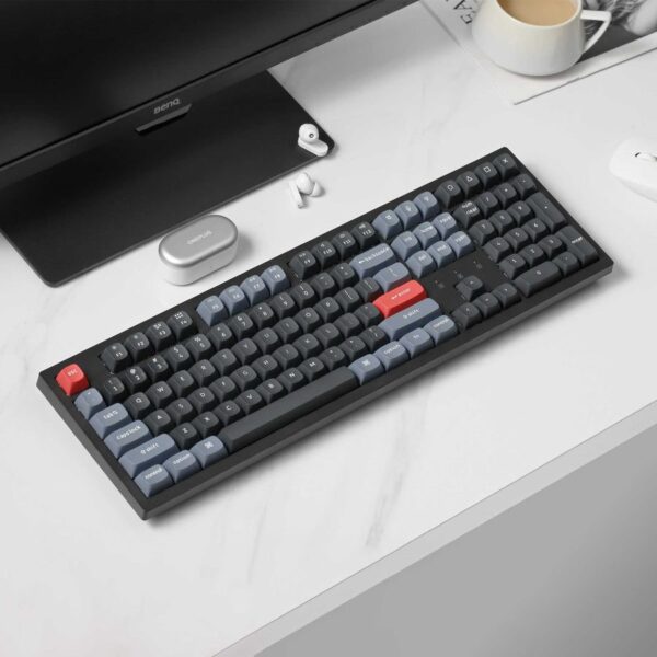 Keychron K10Pro (K10P-H1) QMK/VIA Wireless Mechanical Keyboard-Red Switch (Hot-Swappable) 100% USLay - Image 4