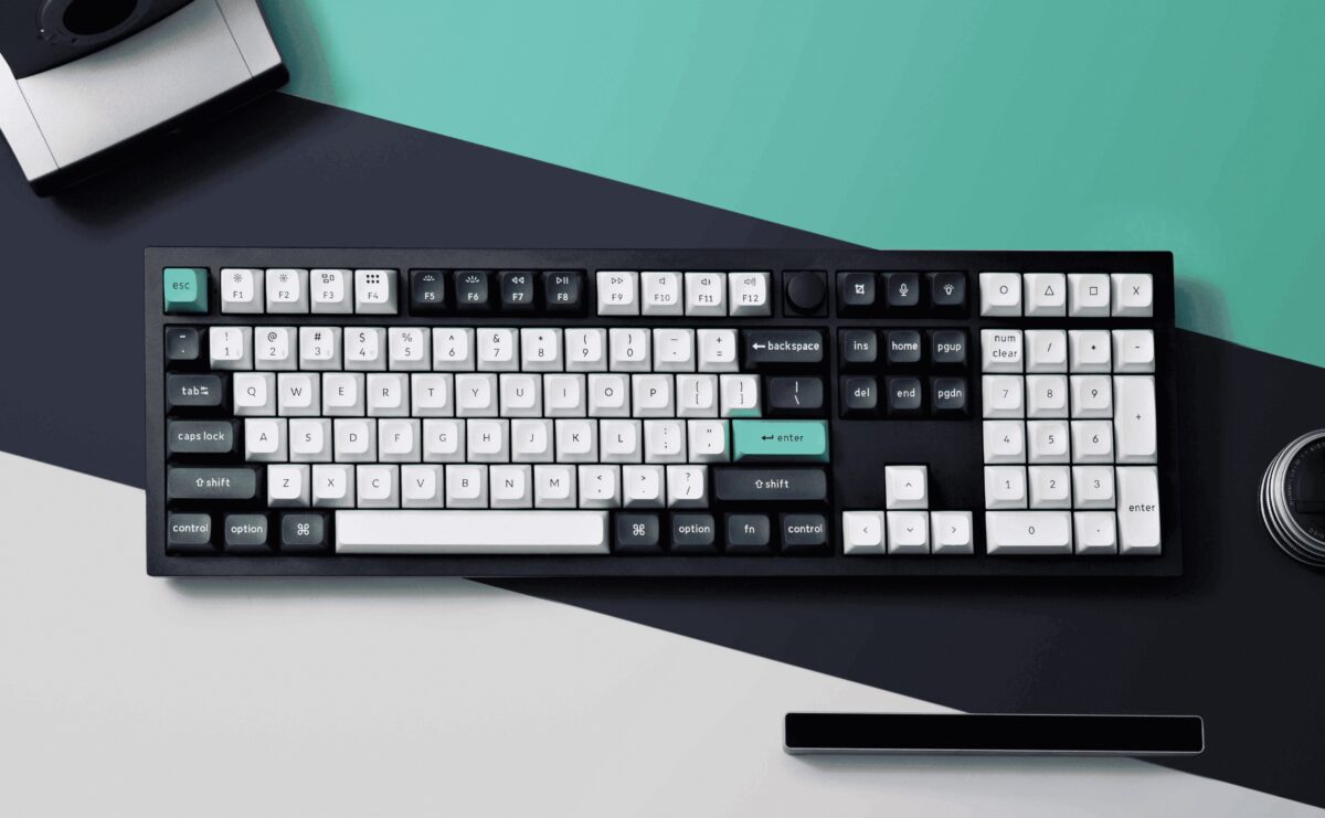 Keychron Q6 Max (Q6M-M4) QMK/VIA Wireless Custom Mechanical Keyboard-Banana Switch 100% US Lay 3 Ένα πλήρως μεταλλικό ασύρματο προσαρμοσμένο μηχανικό πληκτρολόγιο QMK/VIA με διάταξη πλήρους μεγέθους 100% και υποστήριξη για ασύρματη σύνδεση 2