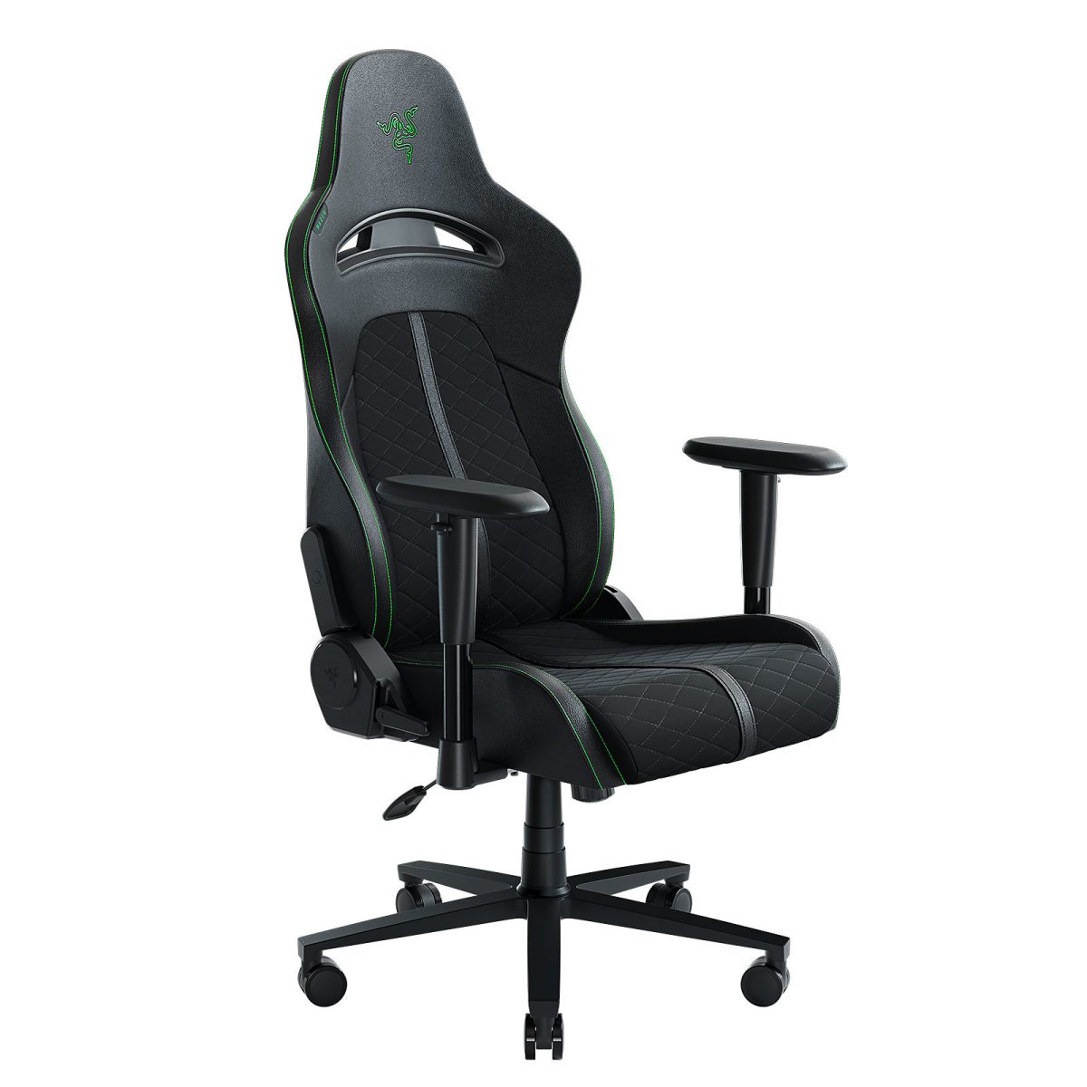 Razer ENKI X – Gaming Chair – Built-in Lumbar Arch Eco-Friendly Synthetic Leather Adjustable Recline
